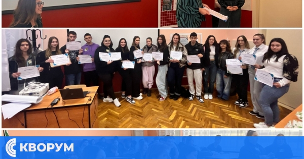 Клуб "Екопосланици" и учебните компании от ПГСУАУ се включиха в "Световната седмица на предприемачеството"