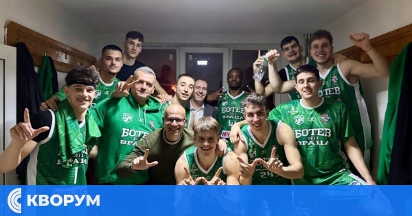 Ботев 2012 с трета поредна победа в НБЛ – силен мач и 17 точки за Михаил Калинов