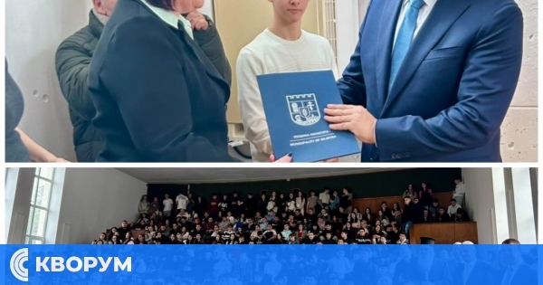 Кметът на Силистра с вдъхновяващ поздрав към учениците и учителите на ПМГ за 115-годишнината