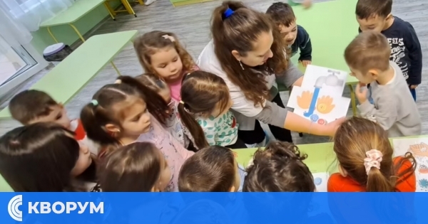 "Водата е вълшебна напитка": Мама Грета разкри тайните на своята професия пред децата от ДГ "Иглика"