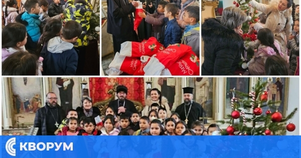 Ученици от Средище украсиха рождественското дърво в Каменската света обител
