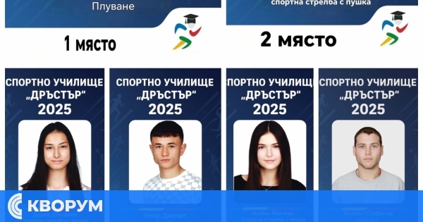 Спортно училище "Дръстър" отличи 10-те най-добри спортисти за 2025 година