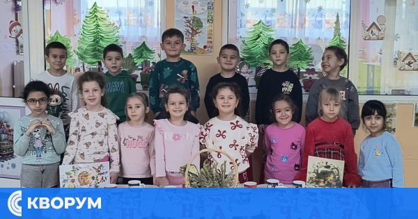 Малчугани от група "Пролет" в Главиница откриха тайните на билковия чай