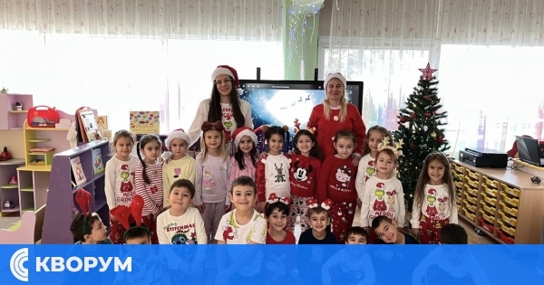 Коледна дискотека с пижами в ДГ "Нарцис" – весел финал на празничната седмица