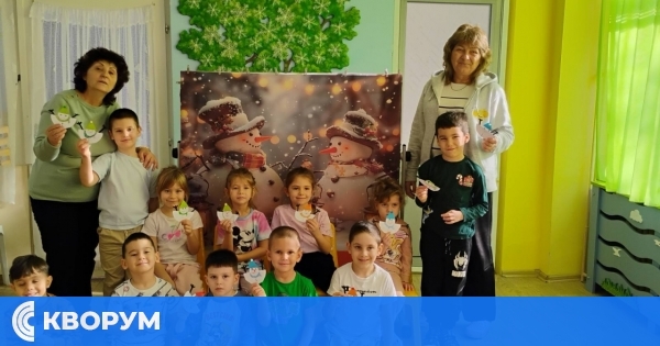 Коледна работилничка за децата от трета група в ДГ "Полет" – Тутракан