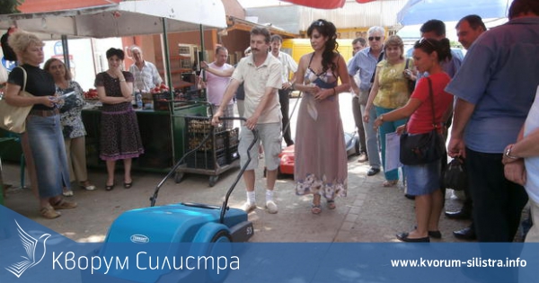Немска машина ще почиства терена на пазара в Силистра