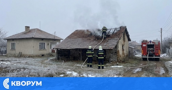 Неправилно ползване на отоплителен уред предизвика пожар в село Поройно