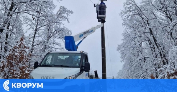 Временни прекъсвания на тока в райони на Калипетрово на 13 януари