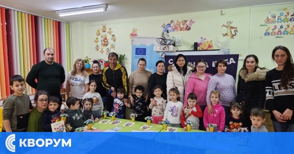 "Обич за баба" – деца и родители празнуваха Бабинден в ДГ "Мир"