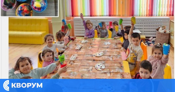 Световният ден на снега превърна двора на ДГ "Мир" в Айдемир в зимна приказка