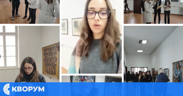 Ученици от ЕГ "Пейо Яворов" и Художествената галерия в Силистра с вдъхновяваща инициатива "Езикът на изкуството"