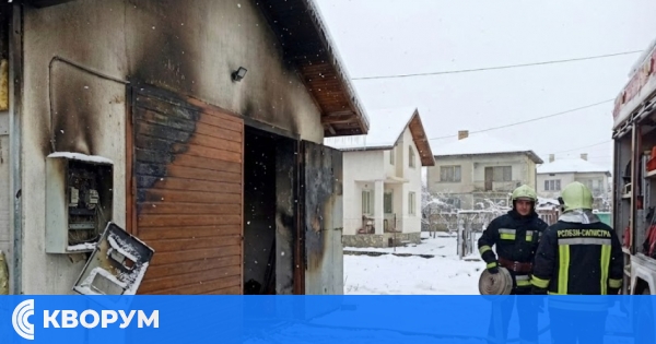 Късо съединение подпали гараж в Калипетрово