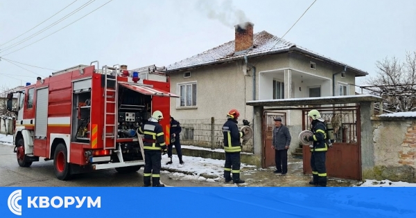 Пожарникари предотвратиха щети от запален комин в Дулово