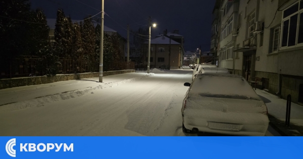 Сняг до обед и много студено време в област Силистра
