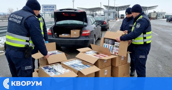 Задържаха близо 50 000 къса цигари на път за Румъния край Силистра