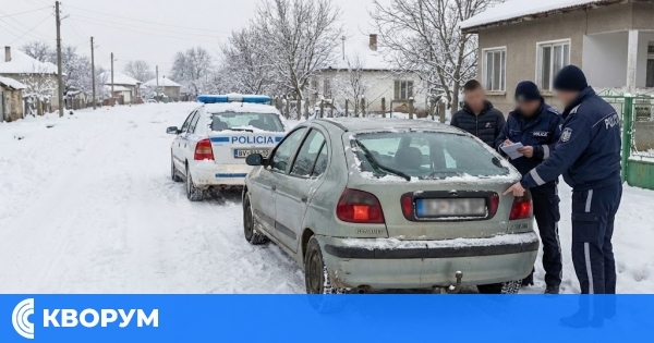 20-годишен хванат с чужди номера в село Искра