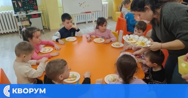 "Здрави и силни с плодовете" – полезна и вкусна дейност в ДГ "Мир" – с. Айдемир