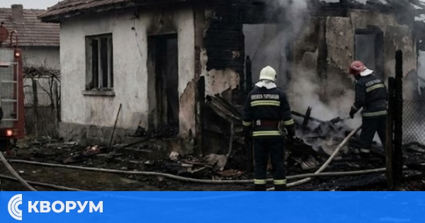 Възрастна жена загина при пожар в село Цар Самуил