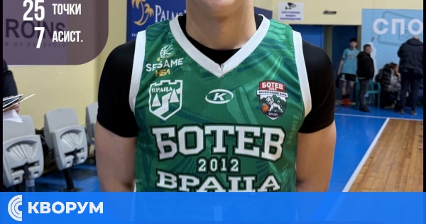 Михаил Калинов блесна с 25 точки и MVP при успех на Ботев в София над Левски