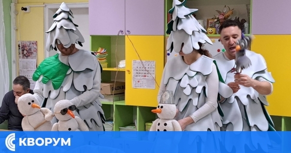 "Топла приказка от сняг" зарадва децата от ДГ "Иглика" - Силистра