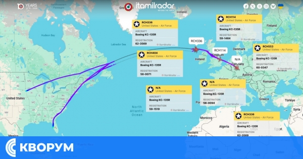 USAF предислоцира въздушни танкери в София – сигнал за неизбежна война между САЩ и Иран?