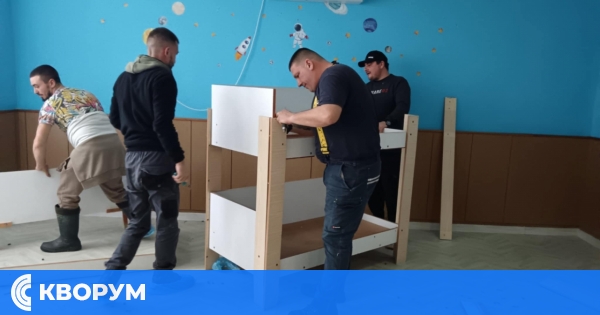 Нови легла и подкрепа от родители в детската градина в Айдемир
