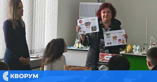 Интегриран урок "Храната отвъд вкуса" събра три науки в СУ "Йордан Йовков" – Тутракан