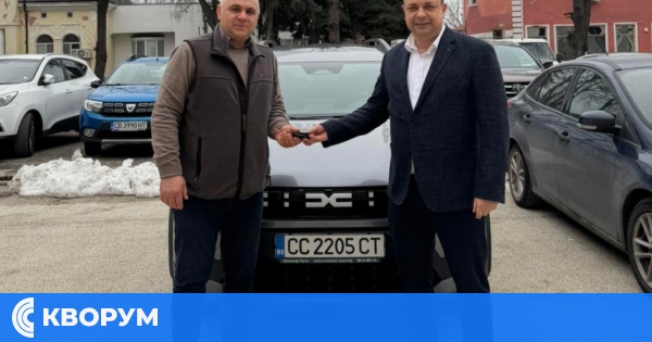 Кметството в Калипетрово получи нов хибриден автомобил за обществените дейности в селото