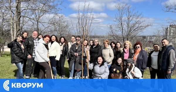 Две символични дървета бяха засадени днес в Силистра като част от дейностите по проект BEAD
