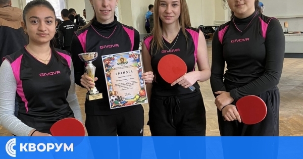 Ученици от СУ "Васил Левски" – Дулово с успех на областните игри по тенис на маса