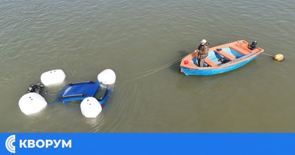 Успешна акция: Извадиха потъналия автомобил от река Дунав край Силистра