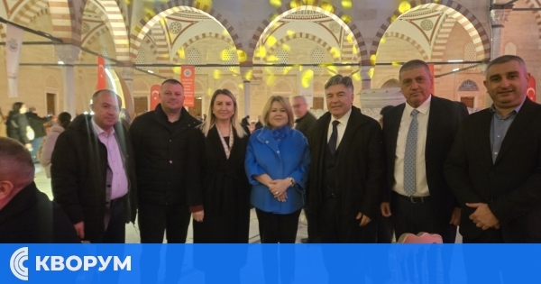 Кметът на Дулово Невхис Мустафа гост на ифтар в Едирне