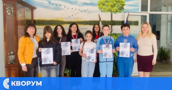 Ученици от СУ "Йордан Йовков" – Тутракан със сребърни медали от национално състезание