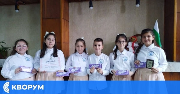 Ученици от ОУ "Иван Вазов" – Силистра с второ място в национален конкурс по рецитиране