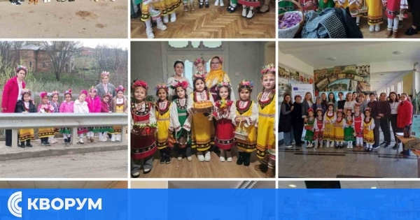 Малки лазарки от ДГ "Мир" – Искра съживиха българска традиция