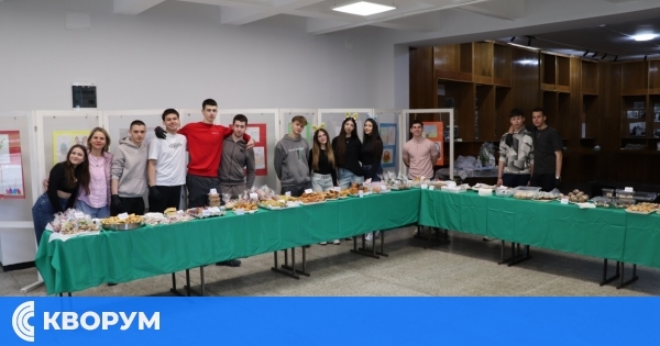 Ученици от ПМГ "Св. Климент Охридски" – Силистра събраха близо 1200 евро в благотворителен базар