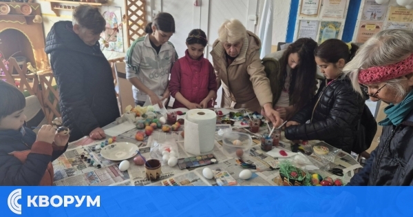 Празнична великденска работилница събра деца в читалището в село Добротица