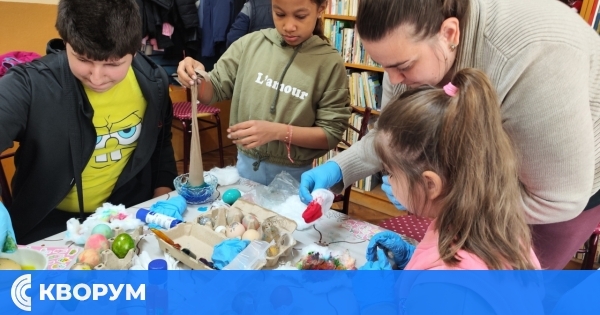 Великденска работилница събра деца и празничен дух в село Срацимир