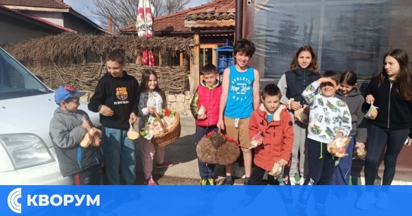 Деца от Смилец зарадваха възрастни за Великден