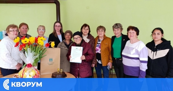 Община Главиница уважи 93-ия рожден ден на най-възрастната жителка на село Сокол