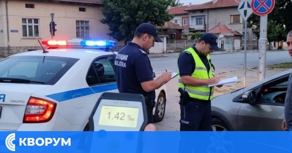 Пиян шофьор бе задържан в Тутракан след проверка на пътя