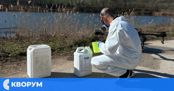 Ларвицидни обработки срещу комари в Силистра на 17 и 18 април