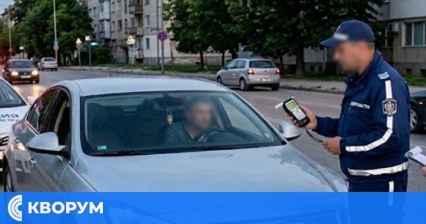 49-годишен е задържан в Силистра след шофиране с 1.25 промила алкохол