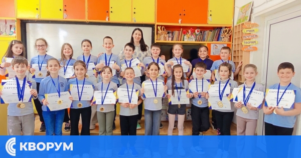 Десетки златни медали за ученици от ОУ "Иван Вазов" – Силистра в Олимпиади Кингс