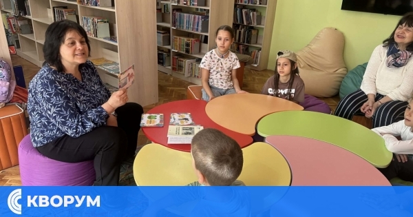 Третокласници от Силистра се включиха в Маратона на четенето с вдъхновяваща среща в библиотеката