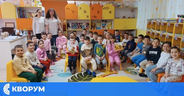 Детският отдел на Регионалната библиотека в Силистра гостува на малчугани от ДГ "Добруджа"