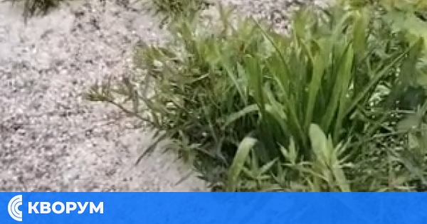 Градушка удари село Варненци след локални бури в област Силистра