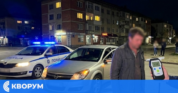 Задържаха пиян шофьор с 1.24 промила в Дулово