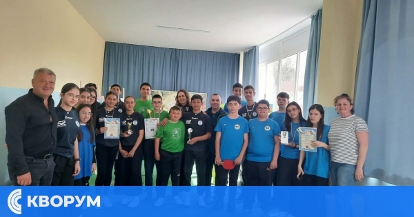 Ученици от Секулово с отлично представяне на турнир по тенис на маса в Дуловско