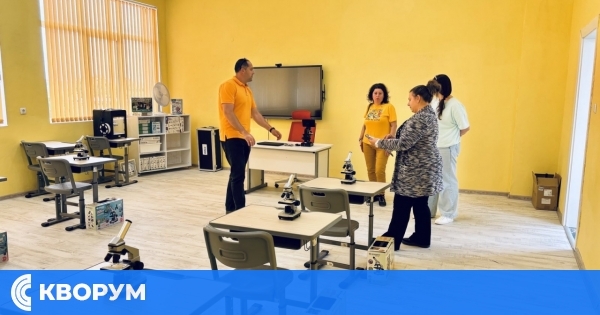 Два нови STEM центъра бяха открити в ОУ "Св. св. Кирил и Методий" в село Нова Черна